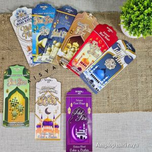 amplop ampau lebaran karakter Masjid DF uk Panjang isi 50 lembar Mix