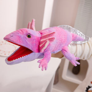 Amphibia Plush Hand Puppet Plushed Doll Educational Snake Frog Lizard Simulator Soft Stuffed Toys Anime Doll Game For Boys Girls