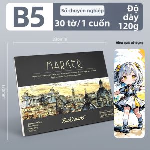 Touch Mark | Sổ Ghi Chép Dây Kẽm Hấp Dẫn cho Học Sinh Vẽ Nghệ Thuật và Viết Tay