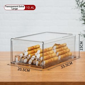 Stackable Draw-out Moisture-Proof Transparent Herbal Medicine Storage Box