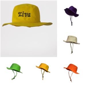 topi rimba anak gratis bordir nama