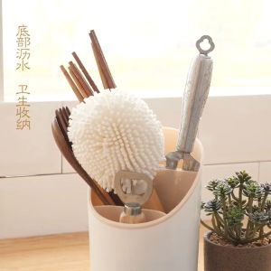 UMI 3 Layer Cutlery Holder Drainer Rack Plastic Chopsticks Tube Kitchen Storage Box Spoon Fork Organizer Bekas Sudu 筷子餐具收纳架