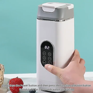 Juicer Buah Tanpa Ampas 420ML Blender Portable Mini Juice Blender Cordless Jus Ice Crusher Usb Rechargeable Ice Crusher