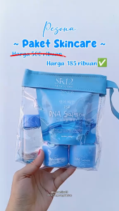 Paket Lengkap Penghilang Flek Hitam Dari Sr12 Skincare Sr 12 Paket Glowing DNA Salmon Bpom Original.