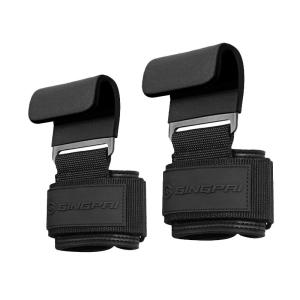 GINGPAI | Thickened Pull-up Assistance Hook Fitness Wrist Support Hard Pull Assistance Band Metal Hoop Male Hook