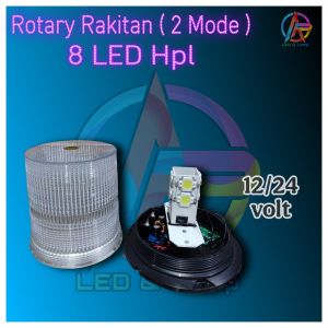 Rotari Rakitan ( 2 mode ) 8LED Hpl 12/24 volt