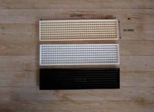 Lubang Hawa 225x65 mm Lubang Angin Saringan Udara Ventilator kotak persegi plastik kecil - Omah Engsel