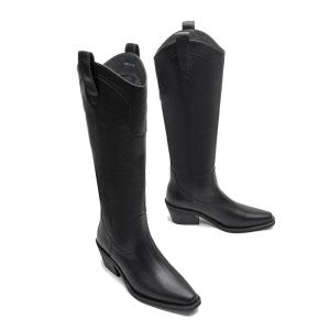 Toomanyshoes | Pointed Toe High Heel Winter Boot