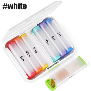 Weekly Pill Organizer 2 Times A Day Compact AM PM Pill Box Large Pill Container for Medication Vitamins Fish OilsSupplements