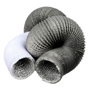 PVC Aluminum Foil Tube Composite Soft Ventilation Expansion Pipe Smoke Extractor New Air Duct Fireproof And Flame Retardant