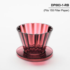 Minos Cupcake Dripper Pour Over Coffee Dripper Pour Over Coffee Maker (Fits 155 Filter Paper) - Ideal for Home Office