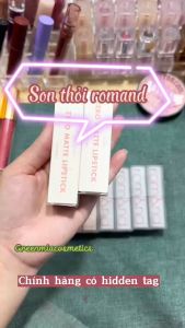 Son Thỏi Romand Zero Matte Lipstick Son Lì Mịn Màu 09 Shell Nude Cam Sữa Nude CAM KẾT CHÍNH HÃNG
