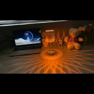 CRYSTAL Table USB Charging Led Touch Light 3 Way Color