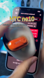 HTC NE10 AI ชุดหูฟังแปล หูฟังกีฬาเรืองแสงแบบทรายดูด HiFi สเตอริโอ Bluetooth 6.0 หูฟังไร้สาย FREE ของแจก