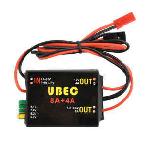 diymore 2S-8S 6-36V UBEC-8A BEC and Dual UBEC 8A/16A Output 5.2/7.4V/8.4V Adjustable Servo Standalone Power Supply RC Automotive Fixed Wing Aircraft Robot Arm