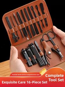 MONLEYTA | Large Size Nail Clipper Scissors Set Single Manicure Groove Foot Toenail Callus Tool Home Use Nail Care Kit Manicure Tools