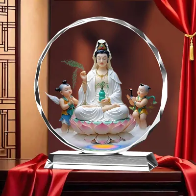 Blessed Child-seeking Guanyin Statue