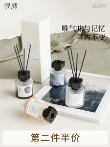 Li Jiaqi Home Use No-Flame Aromatherapy Diffuser Indoor Reed Diffuser Volatile Liquid Fragrance Ornament Wooden Essential Oil