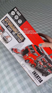 6 in 1 Alloy Car Toys Carrier Truck Set Truck Toys Children Toy Car Model Toys Gift For Kids Boys