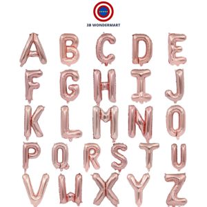 1Pc 16inch Alphabet Letter Balloons Wedding Birthday Party Decor Balloons Rose Gold