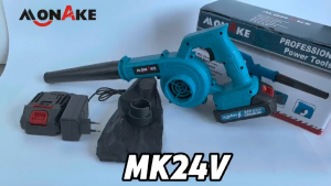 MONAKE German Tool Mesin Blower Tangan Baterai Cordless Cleaner Wireless Blower  24V Dust Leaf Collector Blowing Sweeper Car Dust Removal