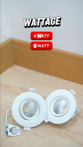 OSRAM LEDVANCE LED ECO SPOTLIGHT / EYEBALL 6W 8W SIRIM ENERGY SAVING LED COB (3000K/4000K/6500K)