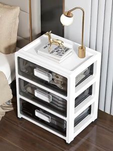 CozE PP Material Multipurpose Storage Trolley Moveable Storage Cabinet Storage Box 3/4/5/6 Layers