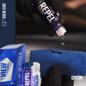 GYEON Q2 View EVO 20ml Kit - Dedicated Automotive Car Care Durable Glass Windscreen Hydrophobic Ceramic Coating