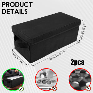 4PCS/2PCS DVD Storage Box Stackable DVD Case Holder Organizer Dustproof DVD Storage Solutions Nonwoven Fabric CD Organizer Case