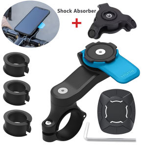 Motorcycle Handlebar Mount Universal Bike Phone Holder MTB Phone Holder Detachable & Universal 360° Rotatable