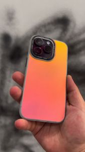 Ốp lưng CỨNG Đổi Màu IPhone 14/ 14 Pro/ 14 Pro Max Iphone 13/ 13 Pro/ 13 Pro Max Iphone 12 Pro Max/ 12 Pro/ 12 Viền Dẻo TPU Trắng Mờ Có Gờ Lucky Case Bảo Vệ Camera tránh trầy xước.