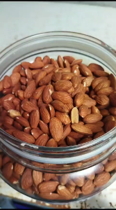 Kacang Almond Panggang 1kg Kupas Premium Roasted Almond Original Natural Cemilan Sehat Oleh Oleh Haji Umrah