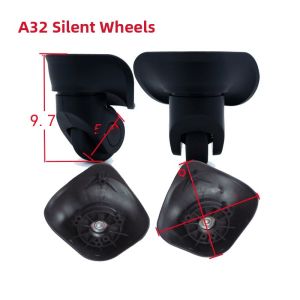 Wear-Resistant Luggage Wheel Replacement Parts for Carry-On Suitcase And Travel Bag Universal Wheels Password Lock Repair