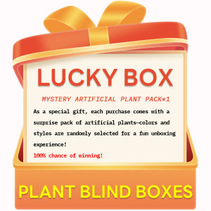 Premium Artificial Turf Mat - All Weather Safe Plastic Lawn for Balcony & Garden Decor. Limited Offer: Includes 1 Surprise Plant Blind Box!
