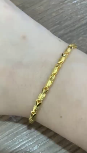 Poh Heng Jewellery 24K Pisces Link Chain Bracelet in Yellow Gold[Price By Weight]