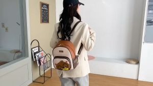 Tas Ransel Wanita Motif Brown Bear Beibaoao New Arrivall Import Kualitas Premium WS - CN 21