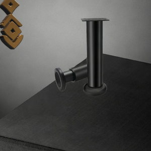 Kaki Furnitur Adjustable Sofa Table Cabinet Leg Black