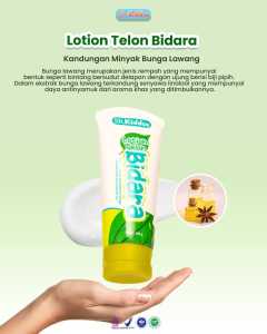 lotion telon bidara SR12 ringan banget di kulitbisa bantu menghangatkan tubuh si kecil dan wanginya soft 100 gr l