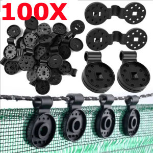 20/30/50/100PCS Sun Shade Net Clip Garden Tools / Garden Greenhouse Net Fix Clips / Round Sunblock Fabric Clip / Plastic Grommet Fence Netting Installation Hook