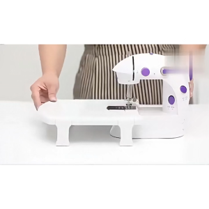 Household Sewing Machine with Light Portable Electric Sewing Machines with Light and Speed Control for Beginner DIY Home Sewing Accessories