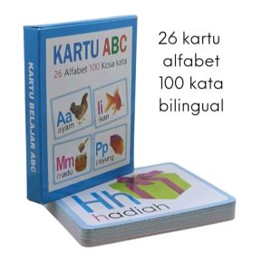 GAZ TOYS FLASH CARDS ALFABET/MAINAN EDUKATIF ANAK
