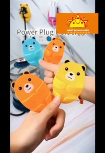 1pc/4pcs Wall Storage Hooks for Power Socket Holder - No Drilling