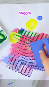 Christmas Gift 18pcs Kids Art & Painting Kit for Toddler Messy Play Creative Art Birthday Gift