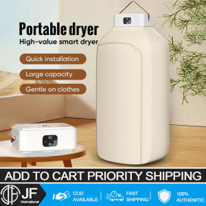 JF Portable Clothes Dryer Machine Electric Foldable Compact Mini Laundry Dryers with Remote Control