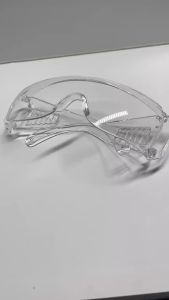 Outdoor Sports Protective Goggles Oversized Surround Transparent Frame PC Material Dust Resistant for Both Men and Women