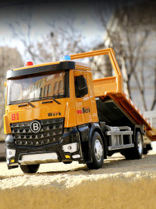 Alloy Rescue Car Toy for Boys Road Sweeping Truck Simulation Model Childrens Play Vehicle Collectible Static Model Car