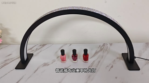New Moon Nail Work Lamp - Beauty Work Desk Lamp Three-color USB Power Supply - Black/White/Pink Suitable for Nail Art Eyelash