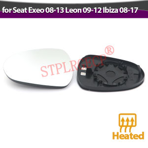 Exterior Side Power Replacement Mirrors Reflective Lens Mirror Glass Parts for Seat Exeo 08-13 Leon 09-12 Ibiza 08-17