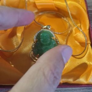 Dây Chuyền Vàng Phật Di Lặc 3 Cm - May Mắn Tài Lộc Thái Lan