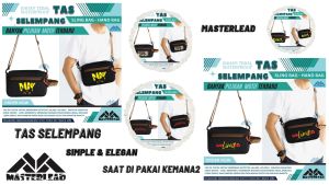 Tas Selempang Slingbag Casual | Handbag Clutch Bag - Tas Tangan Handbag Premium Waterproof Slingbag Pria Anti Air Terbaru